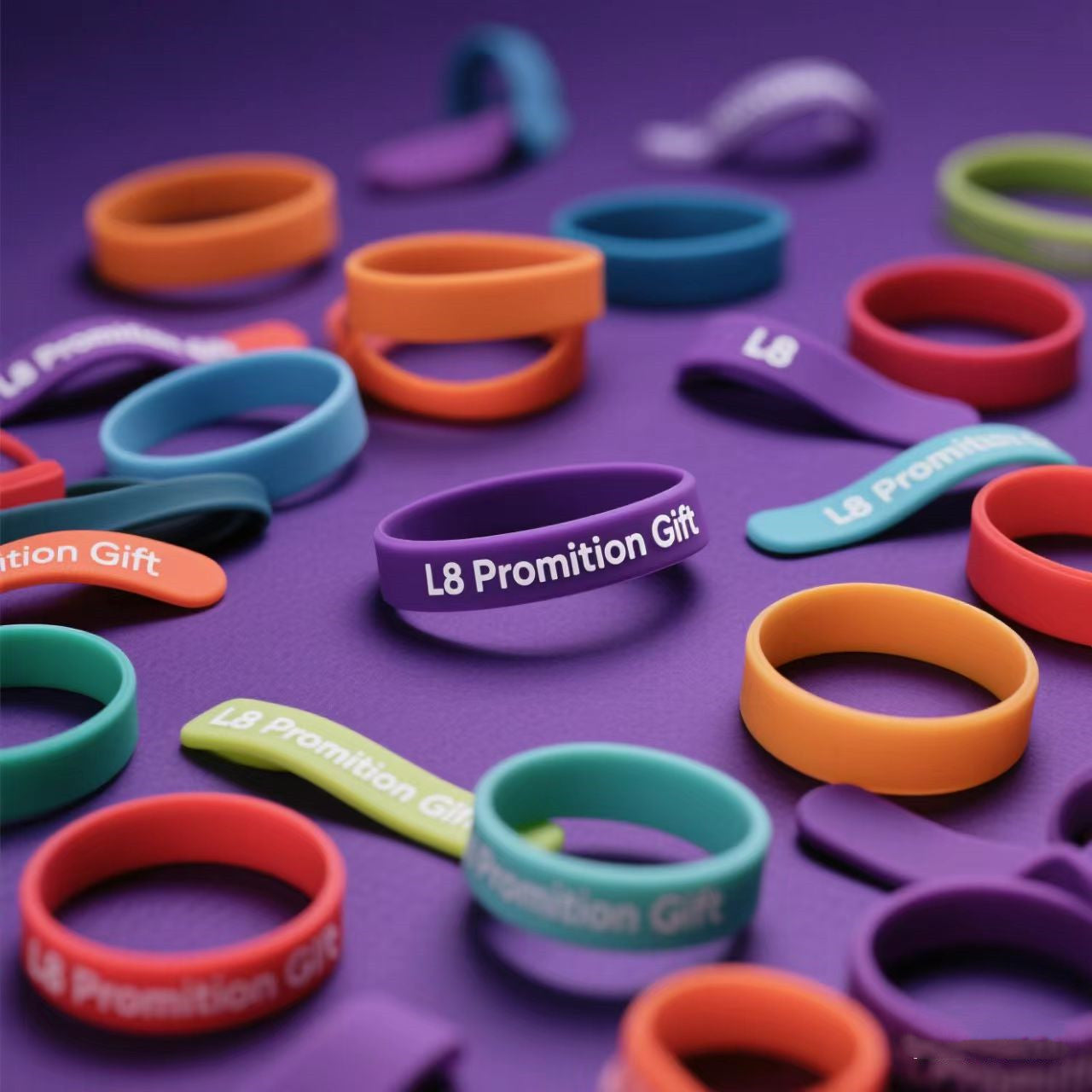 CUSTOMISE YOUR PRINTED RUBBER SILICONE WRISTBANDS
