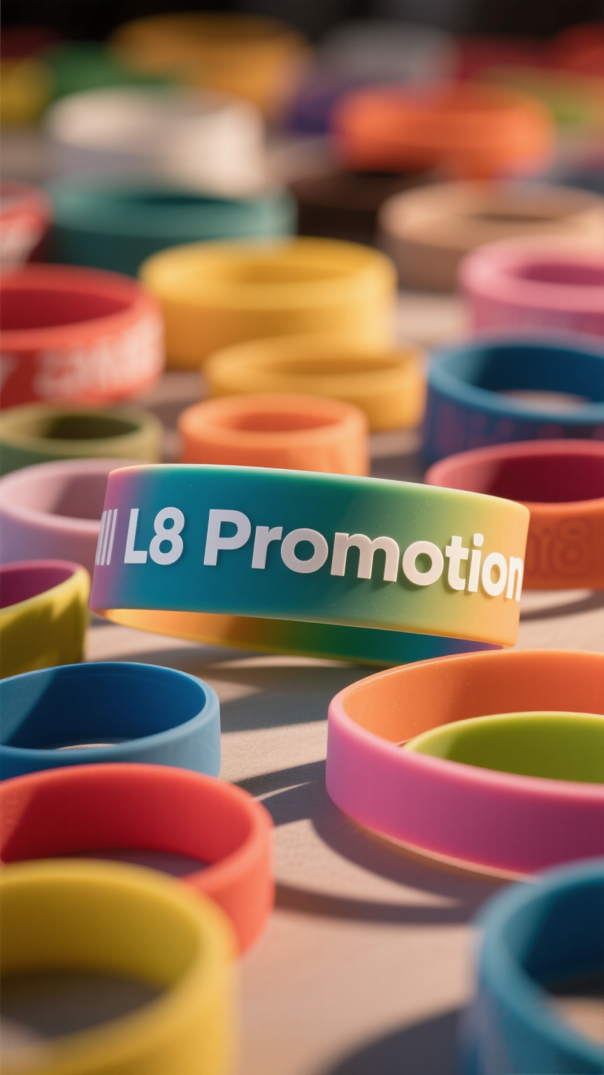 CUSTOMISE YOUR PRINTED RUBBER SILICONE WRISTBANDS